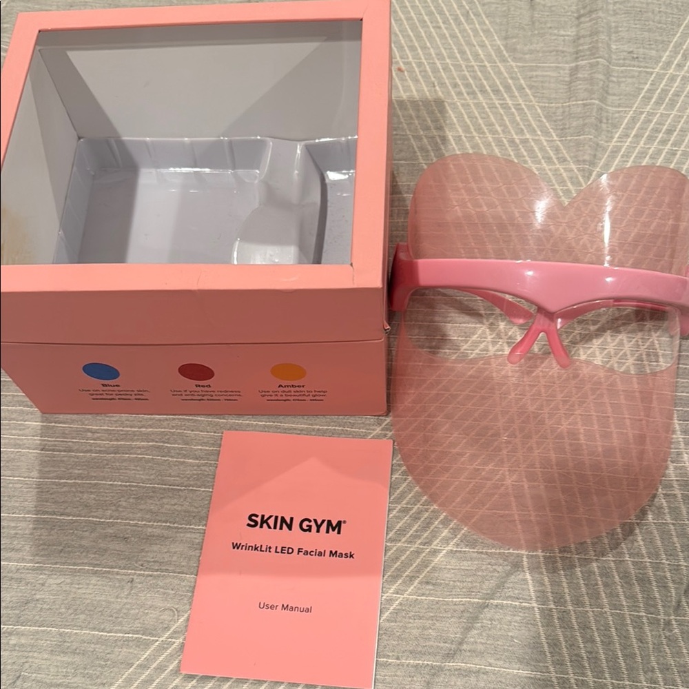 Skin gym  Wrinklit Pink LED Facial Mask